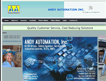 Tablet Screenshot of andyautomation.com
